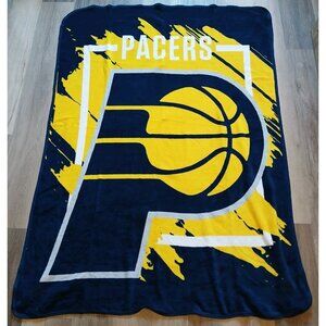 NBA Indiana Pacers Dimensional Micro Raschel Throw Blanket 46x60 Inches
